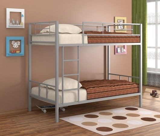 Двухъярусная кровать Севилья-2 серая