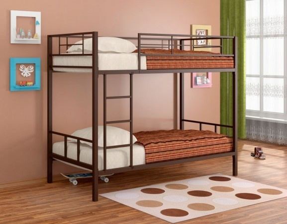 Двухъярусная кровать Севилья-2 коричневая-1