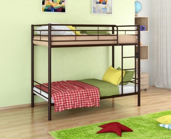Двухъярусная кровать Севилья-3 коричневая-1